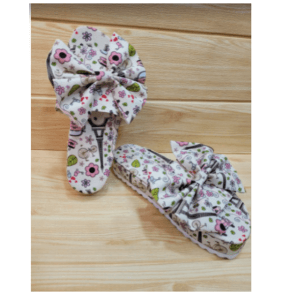 Sandals for Woman. Flowers Design